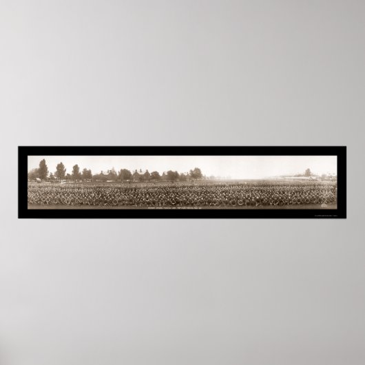 ROTC Fort Myer WWI Foto 1917 Poster (Vorne)