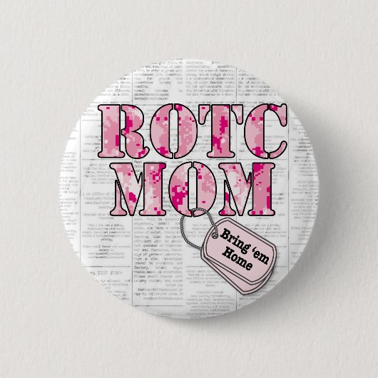 ROTC Mama: Hilfe gewollt Button (Vorderseite)