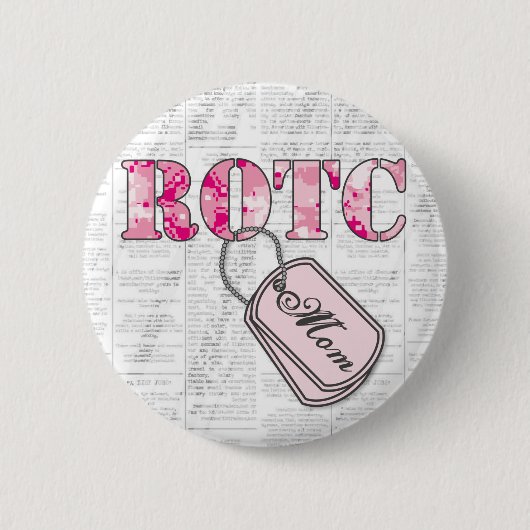 ROTC Mama: Hilfe gewollt Button (Vorderseite)