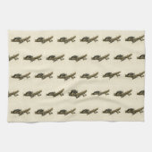 Rotcockaded Woodpecker Audubons Vögel von Amerika Geschirrtuch (Horizontal)