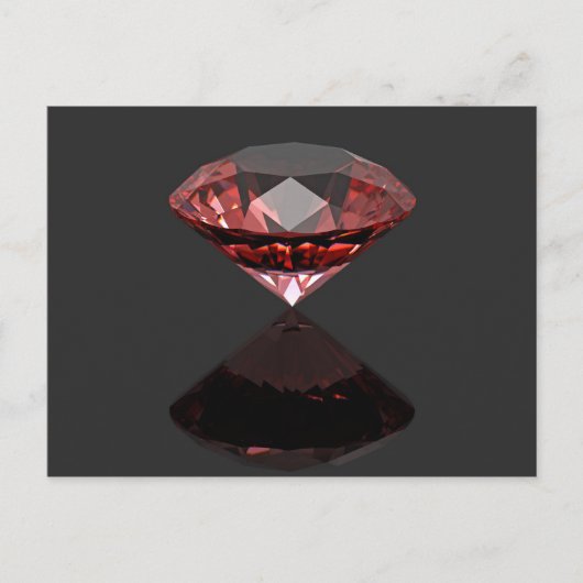 Rotdiamant Postkarte (Vorderseite)