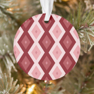 Rotdiamantenmuster Ornament
