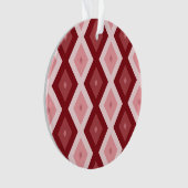 Rotdiamantenmuster Ornament (Vorderseite)