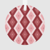 Rotdiamantenmuster Ornament (Rückseite)