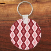 Rotdiamantenmuster Schlüsselanhänger (Vorderseite)