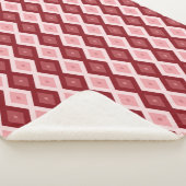 Rotdiamantenmuster Sherpadecke (3/4)