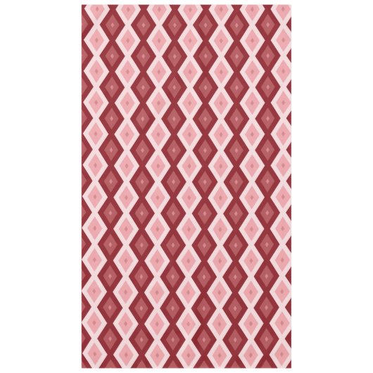 Rotdiamantenmuster Tischdecke (Vorderseite)