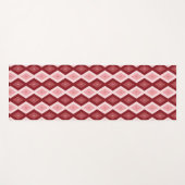 Rotdiamantenmuster Yogamatte (Vorderseite (Horizontal))