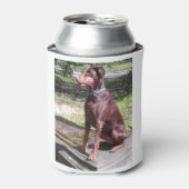 Rotdoberman Dosenkühler (Kanne Vorderseite)