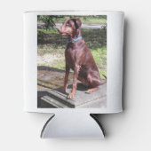Rotdoberman Dosenkühler (Vorderseite)