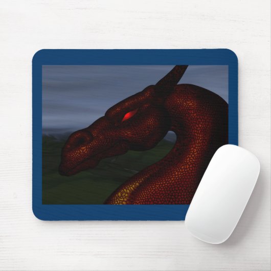 Rotdrache Mousepad (Mit Mouse)