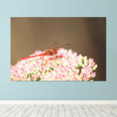 Rotdrachenfotografie Leinwanddruck (Insitu (Holzboden))