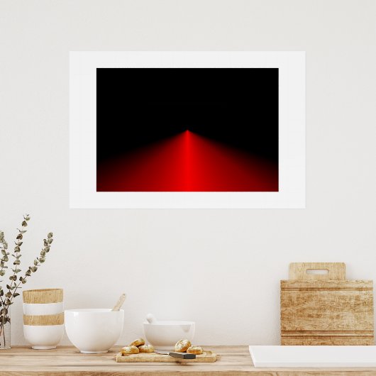 Rotdreieck Poster (Küche)