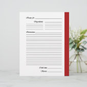 Rote 2-seitige Rezeptorseiten (Stehend Vorderseite)