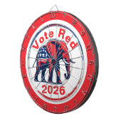 Rote Abstimmung 2026 Dartscheibe (Vorderseite rechts)