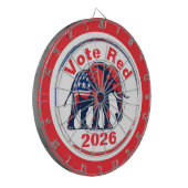 Rote Abstimmung 2026 Dartscheibe (Vorderseite Links)