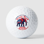 Rote Abstimmung 2026 Golfball (Vorderseite)