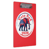 Rote Abstimmung 2026 Klemmbrett (Rechts)