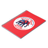 Rote Abstimmung 2026 Notizblock (Linke Seite)