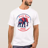 Rote Abstimmung 2026 T-Shirt (Vorderseite)