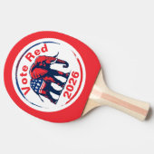Rote Abstimmung 2026 Tischtennis Schläger (Seitenansicht)