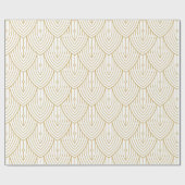 Rote Abstrakte Blume Geschenkpapier (Flach)