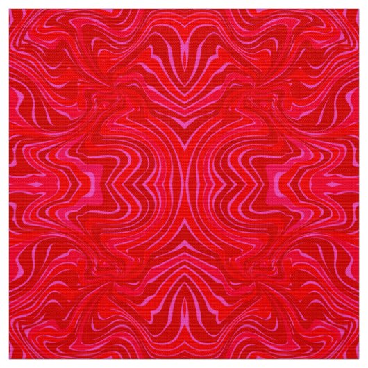 Rote Abstrakte Muster Stoff (Muster)