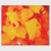 Rote Abstraktion Geschenkpapier (Flach)