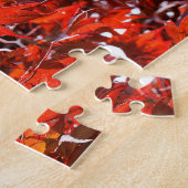 Rote Ahorn-Blätter Puzzle (Seite)