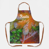 Rote Ahorn-Blätter Schürze (Vorderseite)