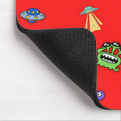 rote Alien Mousepad (Ecke)