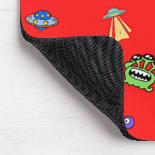 rote Alien Mousepad (Ecke)