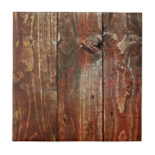 Rote alte hölzerne Wandbeschaffenheit Fliese (Vorderseite)