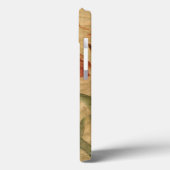 Rote Amaryllis Case-Mate iPhone Hülle (Rückseite / Links)