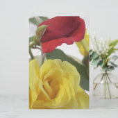 Rote Ameise Gelbe Rosen Briefpapier (Stehend Vorderseite)