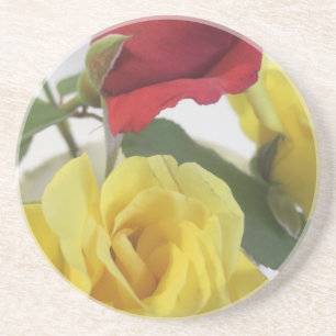 Rote Ameise Gelbe Rosen Untersetzer
