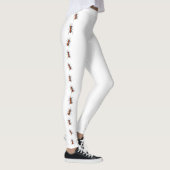 Rote Ameisen krabbeln die Beine Leggings (Rechts)