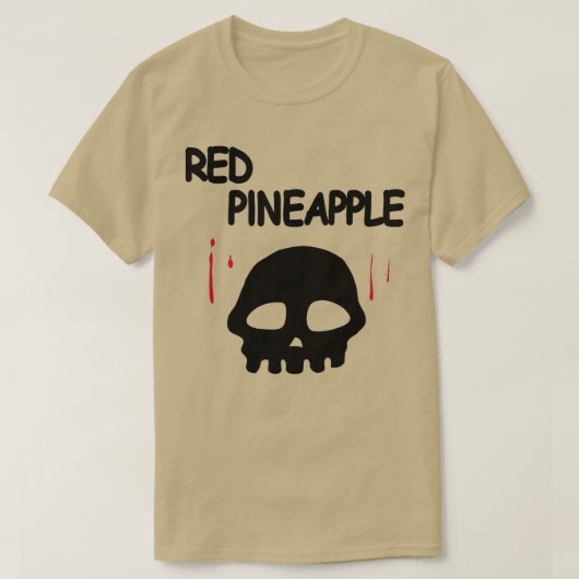 ROTE ANANAS T-Shirt (Design vorne)