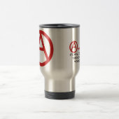 Rote Anarchie erhält mich durch die Reisebecher (Mittel)