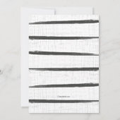 Rote Anemone Einladung (Rückseite)