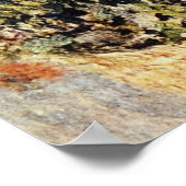Rote Anemonen, Claude Monet Blume Poster (Ecke)