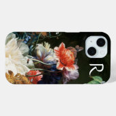 ROTE ANEMONEN, WEISSE BLUME, BAKERFLY-MONOGRAMM Case-Mate iPhone HÜLLE (Rückseite (Horizontal))