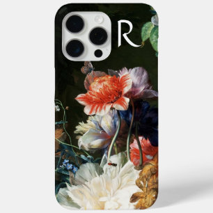 ROTE ANEMONEN, WEISSE BLUME, BAKERFLY-MONOGRAMM iPhone 15 PRO MAX HÜLLE