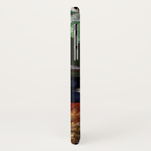 ROTE ANEMONEN, WEISSE BLUME, BAKERFLY-MONOGRAMM Case-Mate iPhone HÜLLE (Hinten/Links)