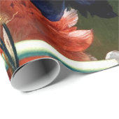 ROTE ANEMONEN, WEISSE BLUME, SCHWARZE SCHWARZE SCH GESCHENKPAPIER (Rolleneckpunkt)