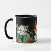 ROTE ANEMONEN, WEISSE BLUME, SCHWARZE SCHWARZE SCH TASSE (Links)