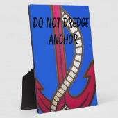 Rote Ankerkunst Print Fotoplatte (Seite)