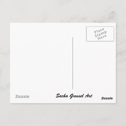 Rote Äpfel Aquarellmalerei Postkarte (Rückseite)