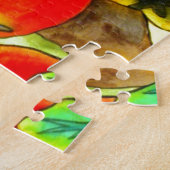 Rote Äpfel Aquarellmalerei Puzzle (Seite)