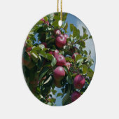 Rote Äpfel auf Baum-Natur-Verzierung Keramikornament (Rechts)